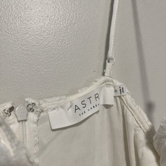 ASTR the Label Lace A-Line‎ White Midi Dress Size Small - Picture 5 of 10